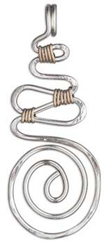 Complex wire worked design